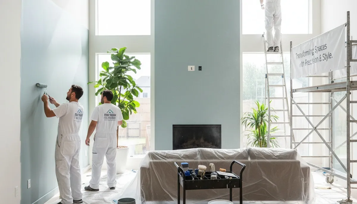 Providence, RI interior house painting service by Providence Paint Pros for fresh, clean home finishes