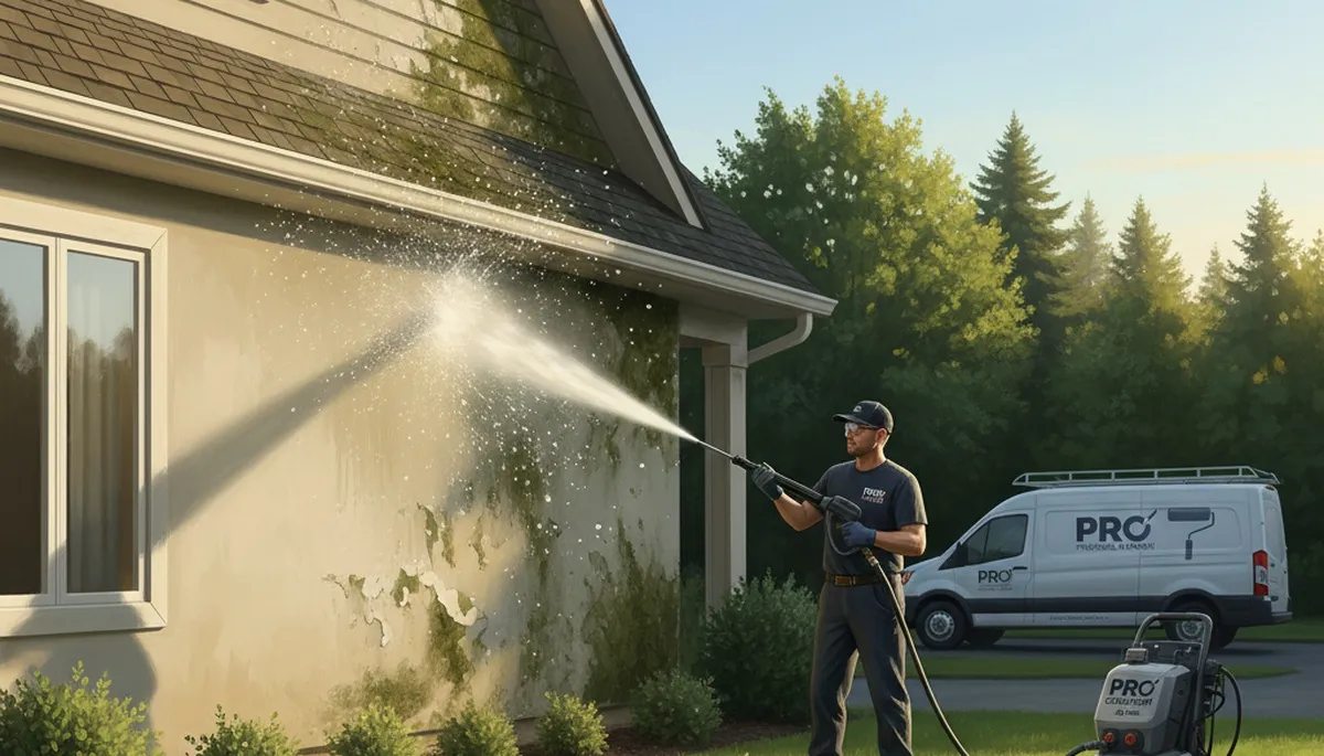 Providence, RI pressure cleaning service for driveways, siding, and decks to remove dirt and mildew