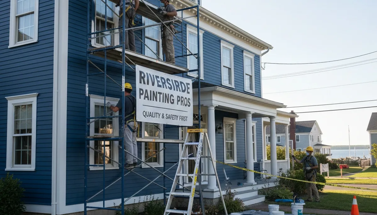 Providence, RI painting contractor performing professional interior and exterior painting services